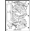 Amana SDI522F-1-P75400-10W refrigerator accessory diagram