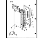 Amana SLDI22F-1-C-P75400-14WC lower freezer door diagram