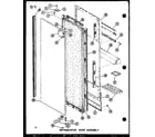 Amana SLDI22F-1-G-P75400-14WG refrigerator door assembly diagram