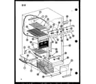 Amana SLDI22F-1-G-P75400-14WG freezer shelves diagram