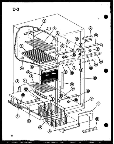 Freezer shelves