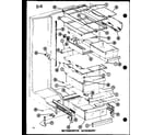 Amana SLDI22F-1-A-P75400-14WA refrigerator accessory diagram