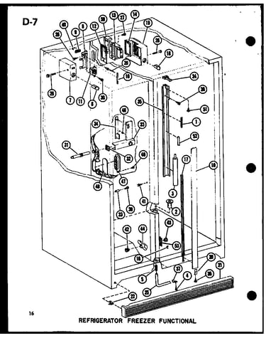 Refrigerator freezer functional