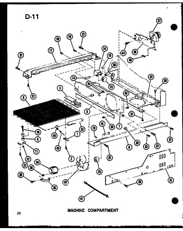 Machine compartment