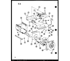 Amana SLDI22F-1-L-P75400-14WL icemaker/motor, drive diagram