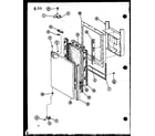 Amana SLDI22F-P75400-19W upper freezer door diagram