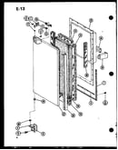 Lower freezer door pan