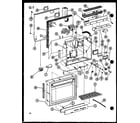 Amana SLDI22F-P75400-19W facade assembly diagram