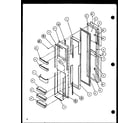 Amana SLPD25H-P7836009W freezer door diagram