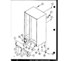 Amana SWDT25H-P7836021W drain and rollers diagram