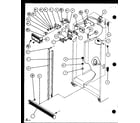 Amana SC22J-P1104030W refrigerator/freezer door control and cabinet parts (sc19j/p7804507w) diagram