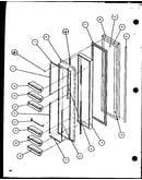 Freezer door (sc22j/p7870120w) (sc22j/p1104030w)