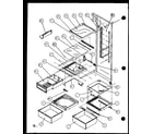 Amana SC19J-P7804507W refrigerator shelving and drawers (sc22j/p7870120w) (sc22j/p1104030w) diagram
