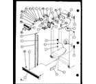 Amana SC22J-P1104030W refrigerator/freezer control and cabinet parts (sc22j/p7870120w) (sc22j/p1104030w) diagram