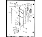 Amana SX25J-P7870105W refrigerator door hinge and trim parts (sx22j/p7870118w) (sx22j/p1104029w) (sx25j/p7870105w) (sx25j/p1104025w) diagram