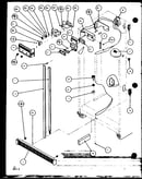 Refrigerator freezer control and cabinet parts (sx22j/p7870118w) (sx22j/p1104029w) (sx25j/p7870105w) (sx25j/p1104025w)