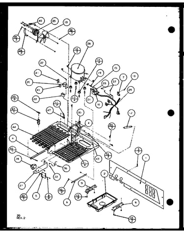 Machine compartment (sx22j/p7870118w) (sx22j/p1104029w) (sx25j/p7870105w) (sx25j/p1104025w)