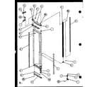Amana SXI20J-P7870122W freezer door (sbi20j/p7870125w) diagram