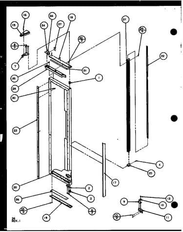 Freezer door (sbi20j/p7870125w)