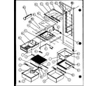 Amana SXI20J-P7870122W freezer for shelving and drawers (sbi20j/p7870125w) diagram