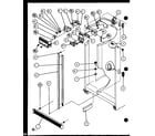 Amana SXI20J-P7870122W refrigerator controls and cabinet parts (sbi20j/p7870125w) diagram
