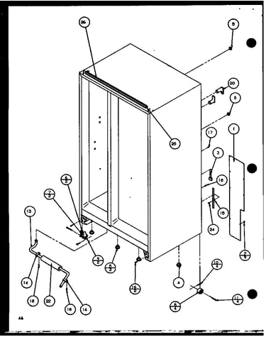Rollers and back unit (sbi20j/p7870125w)