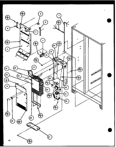 Evaporator and air handling
