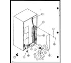 Amana SLDE25J-P7870137W cabinet back diagram