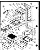 Refrigerator shelving and drawers (szi20k/p1117801w)