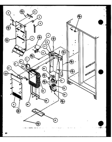 Evaporator and air handling (szi20k/p1117801w)