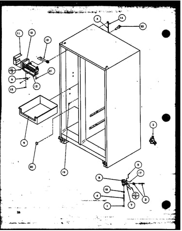 Factory installed ice maker (sbi20k/p1117802w)