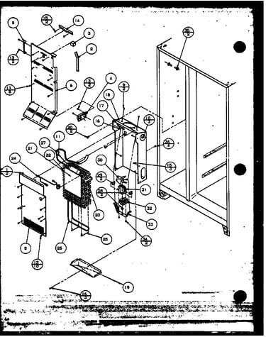 Evaporator and air handling (sbi20k/p1117802w)