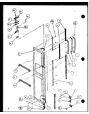 Freezer door (sxd25j/p1116401w) (sxd25j/p1116402w)