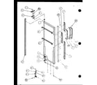 Amana SXD25JP-P1116406W refrigerator door (sxd25j/p1116401w) (sxd25j/p1116402w) diagram
