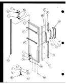 Refrigerator door (sxd25j/p1116401w) (sxd25j/p1116402w)