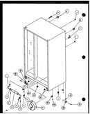 Drain and rollers (sxd25j/p1116401w) (sxd25j/p1116402w)