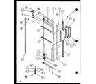Amana SXD25JP-P1116405W refrigerator door (sxd25jb/p1116403w) (sxd25jb/p1116404w) diagram