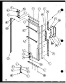 Refrigerator door (sxd25jb/p1116403w) (sxd25jb/p1116404w)
