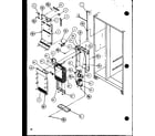 Amana SXD22J-P1116103W evaporator and air handling (sxd25jb/p1116403w) (sxd25jb/p1116404w) diagram