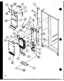 Evaporator and air handling (sxd25jb/p1116403w) (sxd25jb/p1116404w)