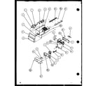 Amana SXD22J-P1116103W ice bucket and ice maker (sxd25jb/p1116403w) (sxd25jb/p1116404w) diagram
