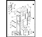Amana SXD25JP-P1116406W freezer door (sxd25jp/p1116405w) (sxd25jp/p1116406w) diagram