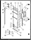 Refrigerator door (sxd25jp/p1116405w) (sxd25jp/p1116406w)