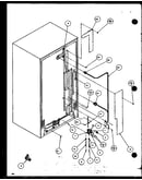 Cabinet back (sxd25jp/p1116405w) (sxd25jp/p1116406w)