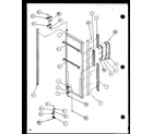 Amana SXD25JP-P1116406W refrigerator door (sxd22j/p1116103w) (sxd22j/p1116104w) diagram