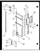 Refrigerator door (sxd22j/p1116103w) (sxd22j/p1116104w)