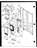 Evaporator air handling (sxd22j/p1116103w) (sxd22j/p1116104w)