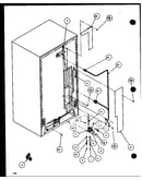 Cabinet back (sxd22j/p1116103w) (sxd22j/p1116104w)