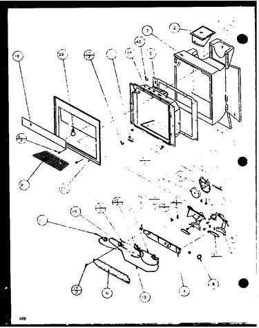 Ice and water cavity (sxd22j/p1116103w) (sxd22j/p1116104w)