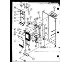 Amana 36501W-P1121705WW evaporator and air handling diagram